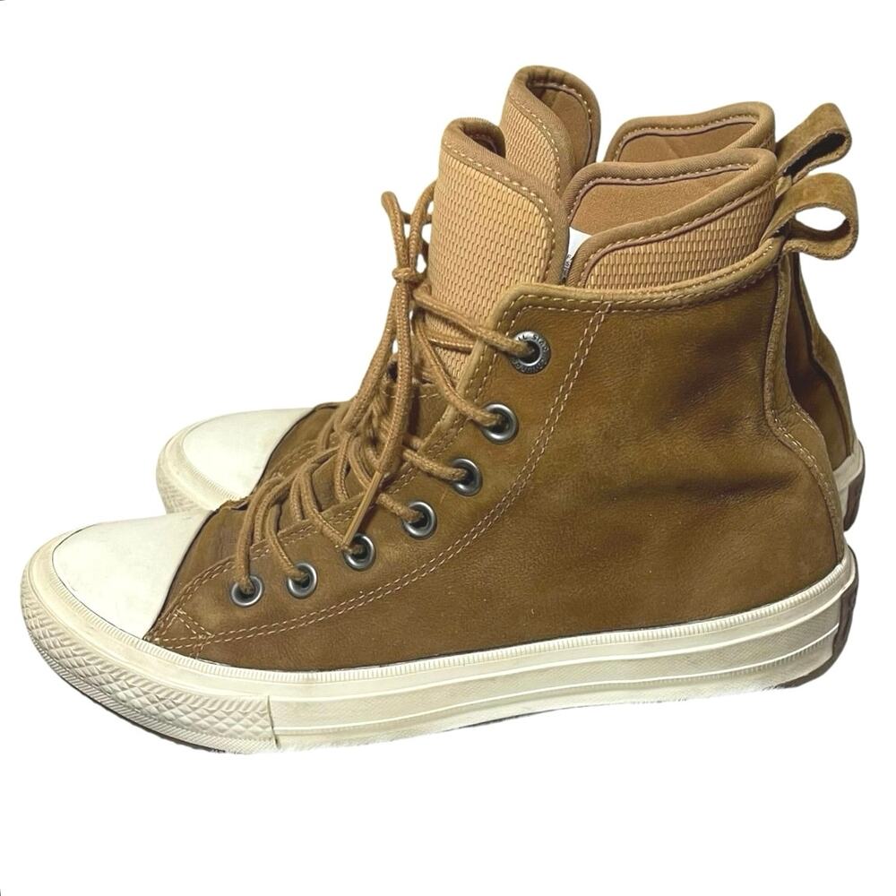 Converse Chuck Taylor All Star Leather Waterproof Sugar Raw High Boots W 8 M 6 - Picture 6 of 10